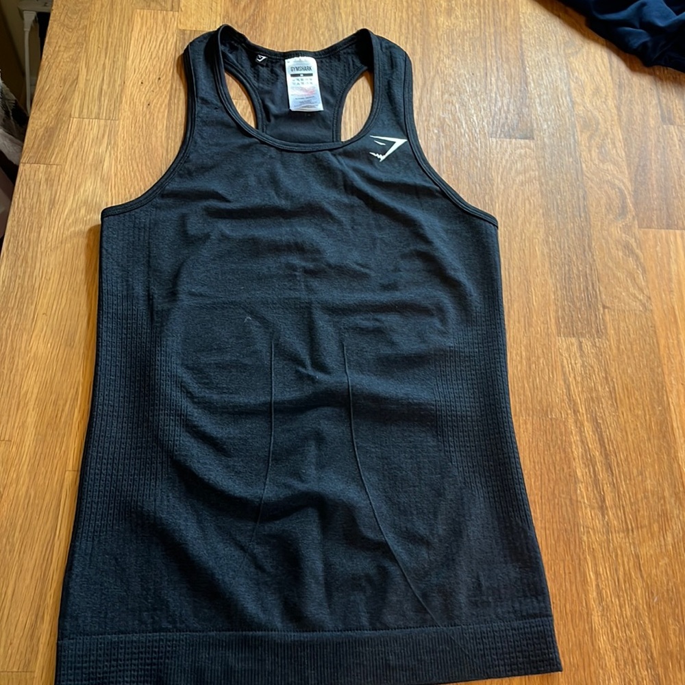 GymShark Racerback Black Tank Medium
